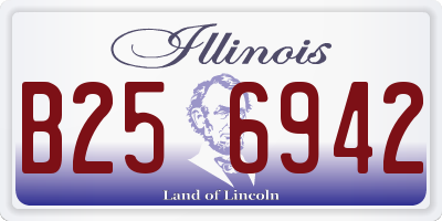 IL license plate B256942