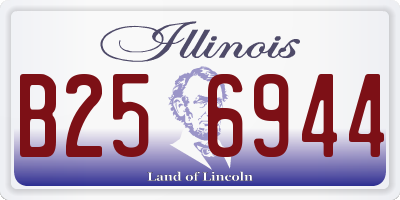 IL license plate B256944