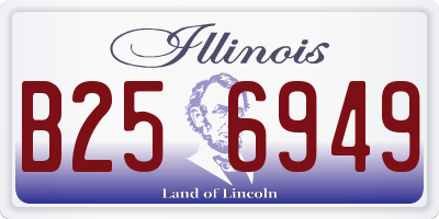 IL license plate B256949