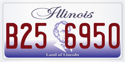 IL license plate B256950