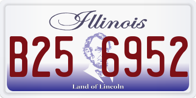 IL license plate B256952