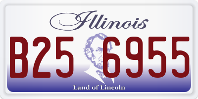 IL license plate B256955