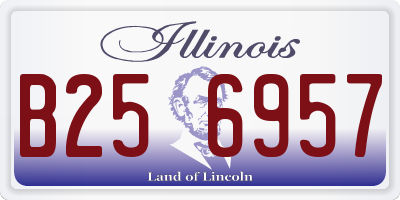 IL license plate B256957