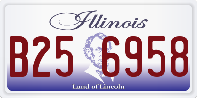 IL license plate B256958