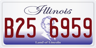 IL license plate B256959
