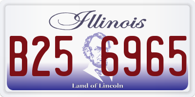 IL license plate B256965