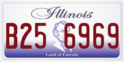 IL license plate B256969