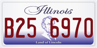 IL license plate B256970