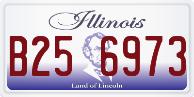 IL license plate B256973