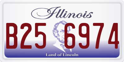 IL license plate B256974