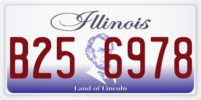 IL license plate B256978