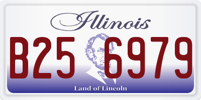 IL license plate B256979