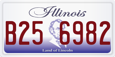 IL license plate B256982