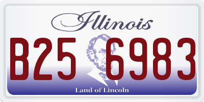 IL license plate B256983