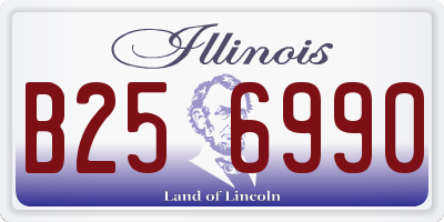 IL license plate B256990
