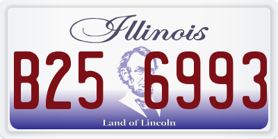 IL license plate B256993