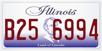 IL license plate B256994