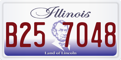 IL license plate B257048