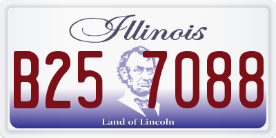 IL license plate B257088