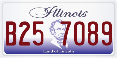 IL license plate B257089