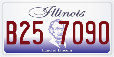 IL license plate B257090