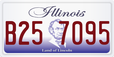 IL license plate B257095