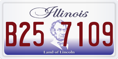 IL license plate B257109