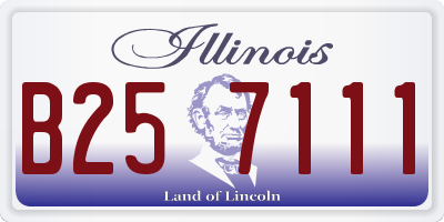 IL license plate B257111