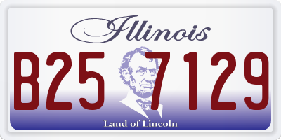 IL license plate B257129