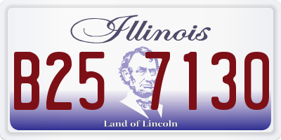 IL license plate B257130