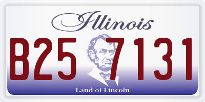 IL license plate B257131