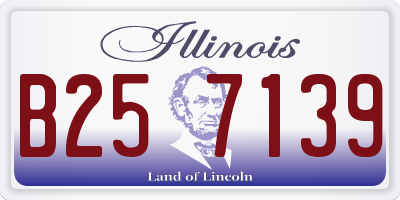 IL license plate B257139