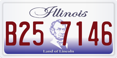 IL license plate B257146