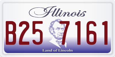 IL license plate B257161