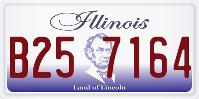 IL license plate B257164
