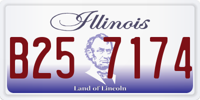 IL license plate B257174