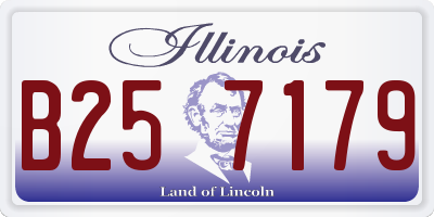 IL license plate B257179