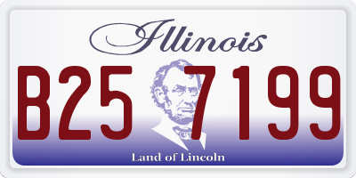 IL license plate B257199