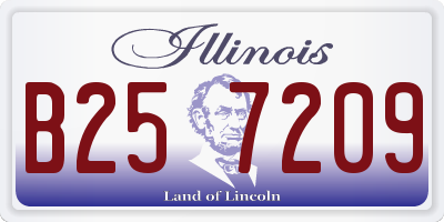 IL license plate B257209