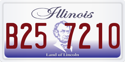 IL license plate B257210