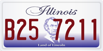 IL license plate B257211