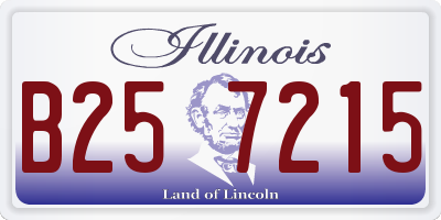 IL license plate B257215