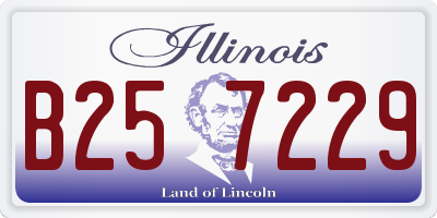 IL license plate B257229