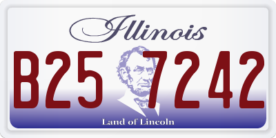 IL license plate B257242