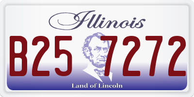 IL license plate B257272