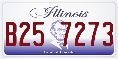IL license plate B257273
