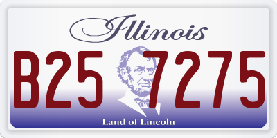 IL license plate B257275
