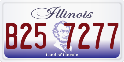 IL license plate B257277