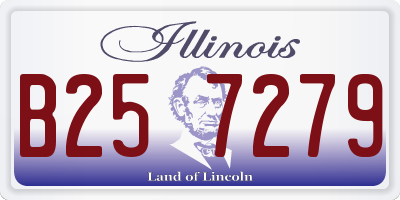 IL license plate B257279