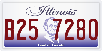 IL license plate B257280